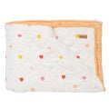 I HEART YOU RAINBOW QUILTED BEDSPREAD - SINGLE