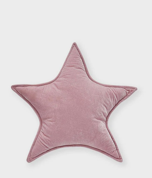 Velvet Star Cushion Pink