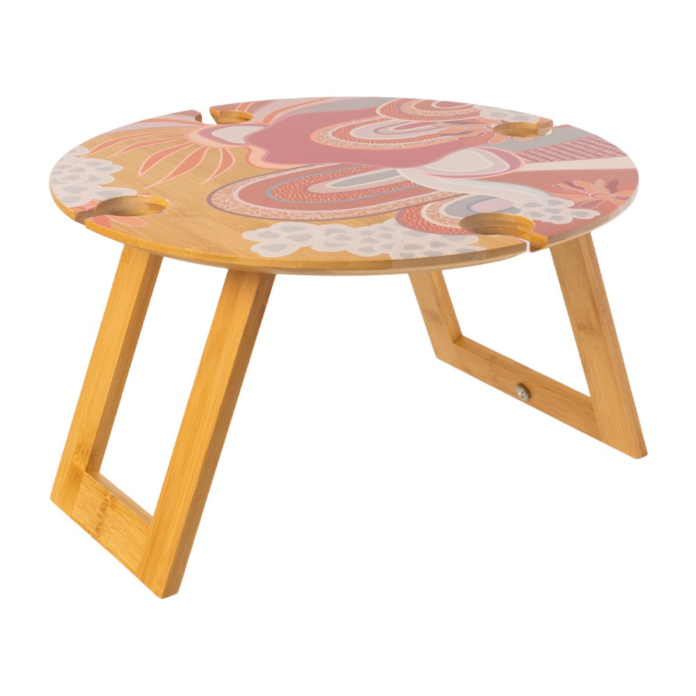 Abstract Foldable Picnic Table